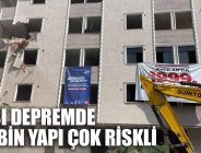 OLASI DEPREMDE 200 BİN YAPI ÇOK RİSKLİ