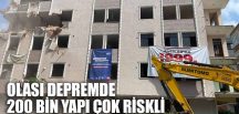 OLASI DEPREMDE 200 BİN YAPI ÇOK RİSKLİ