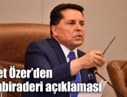 Ahmet Özer’den kayınbiraderi açıklaması