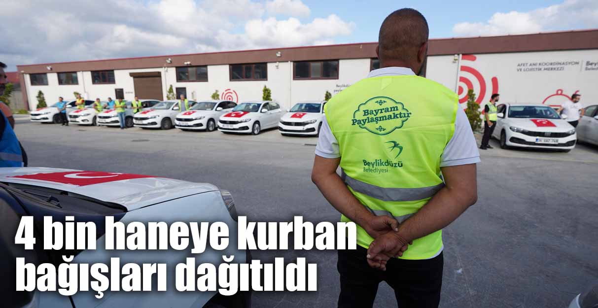 4 bin haneye kurban bağışları dağıtıldı