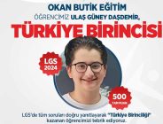 LGS Türkiye Birincisi Okan Butik Eğitim’den