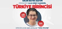 LGS Türkiye Birincisi Okan Butik Eğitim’den