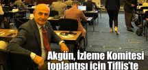 Akgün, İzleme Komitesi toplantısı için Tiflis’te