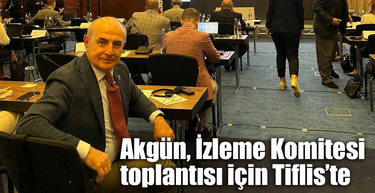 Akgün, İzleme Komitesi toplantısı için Tiflis’te