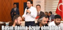 Ahmet Özer: Basın daima özgür olmalıdır