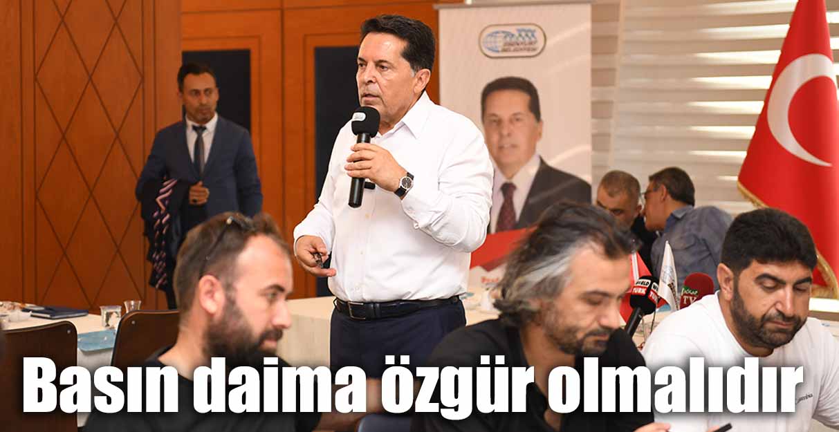 Ahmet Özer: Basın daima özgür olmalıdır