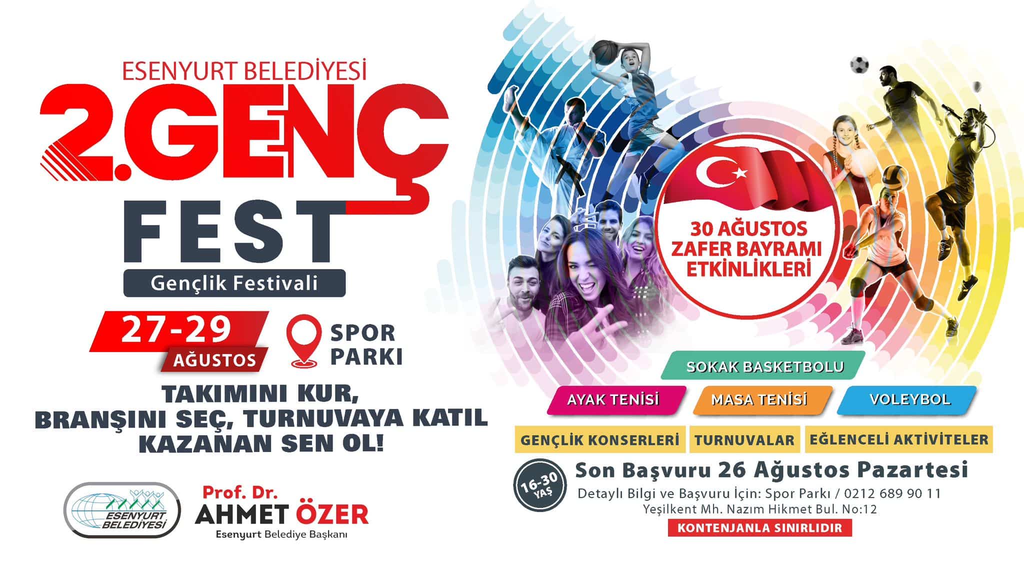 Gençlik Festivali Esenyurt’ta başlıyor