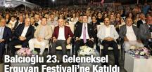 Balcıoğlu 23. Geleneksel Erguvan Festivali’ne Katıldı