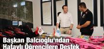 Balcıoğlu’ndan Hataylı Öğrencilere Destek