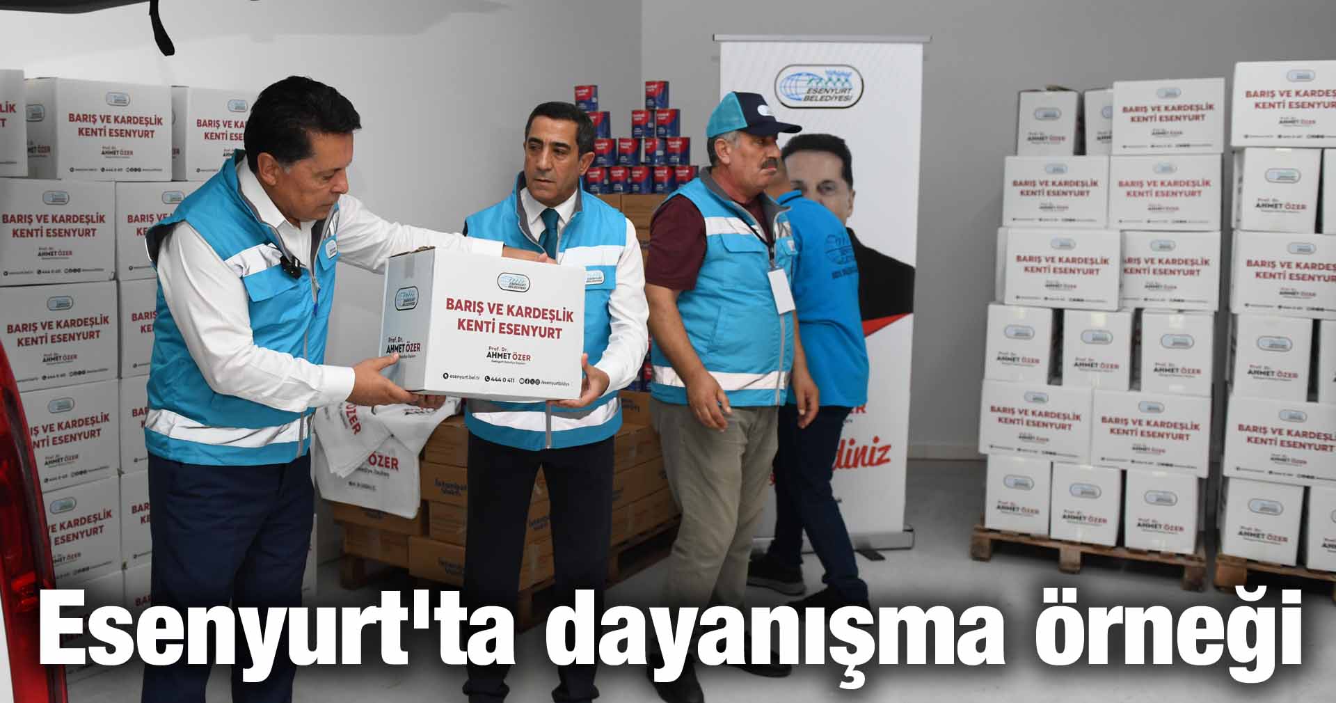 Esenyurt’ta dayanışma örneği