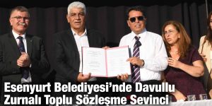 Esenyurt Belediyesi’nde Davullu Zurnalı Toplu Sözleşme Sevinci