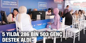 5 YILDA 286 BİN 503 GENÇ DESTEK ALDI