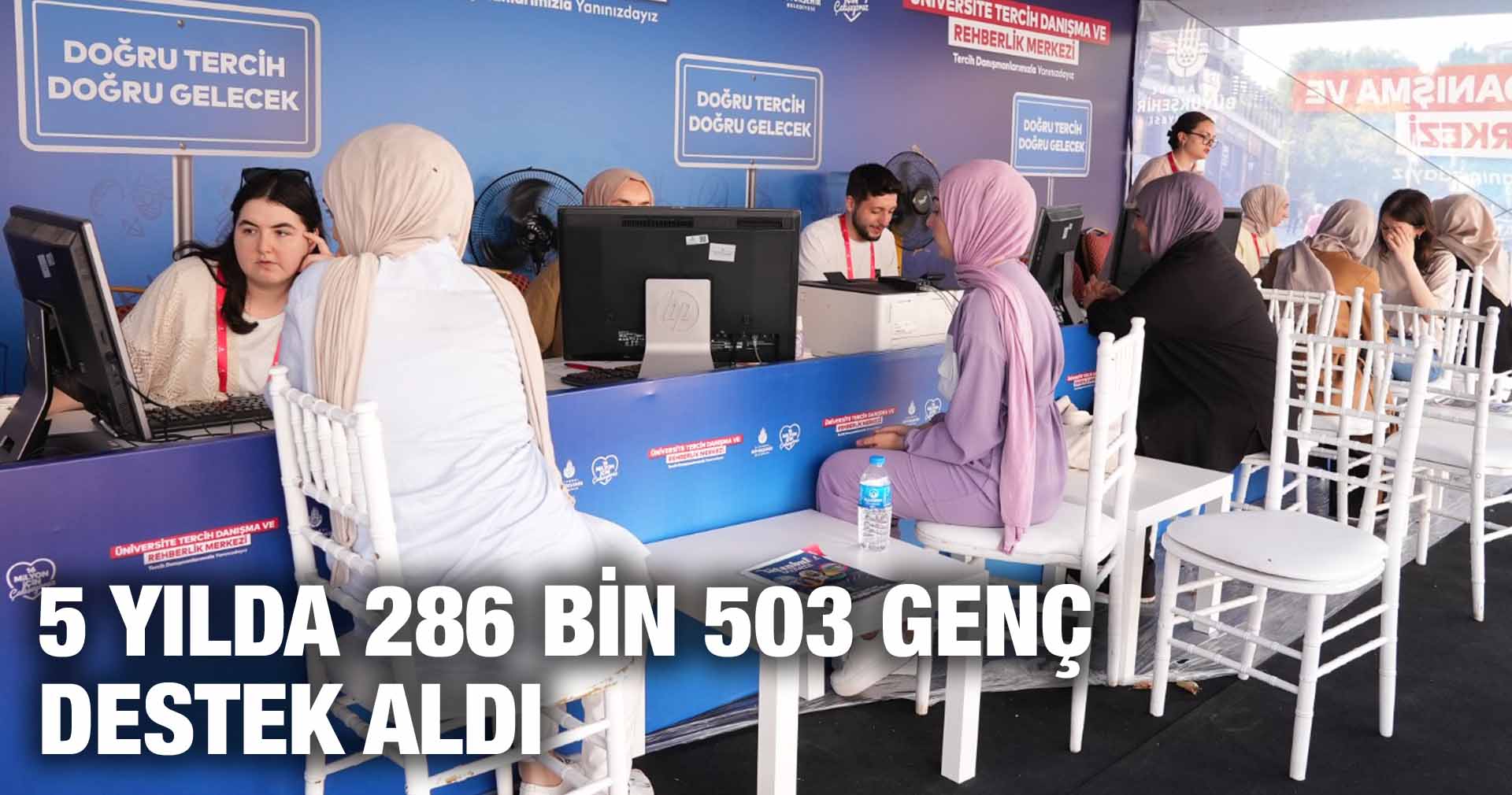 5 YILDA 286 BİN 503 GENÇ DESTEK ALDI