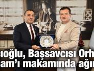 Balcıoğlu, Başsavcısı Orhan Sağlam’ı makamında ağırladı