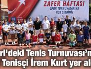 Silivri’deki Tenis Turnuvası’nda Milli Tenisçi İrem Kurt yer aldı