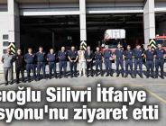 Balcıoğlu Silivri İtfaiye İstasyonu’nu ziyaret etti