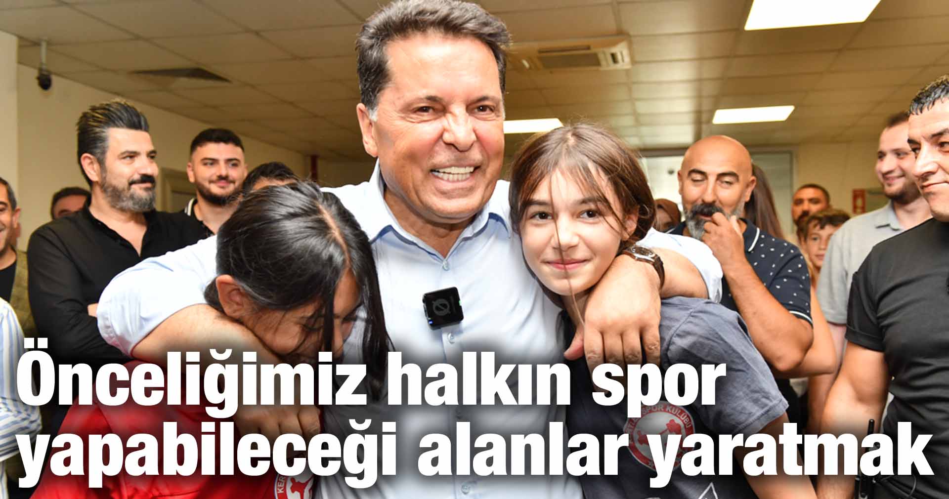 Önceliğimiz halkın spor yapabileceği alanlar yaratmak