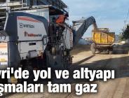 Silivri’de yol ve altyapı çalışmaları tam gaz