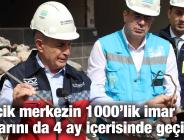 Tepecik merkezin 1000’lik imar planlarını da 4 ay içerisinde geçirdik