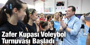 Zafer Kupası Voleybol Turnuvası Başladı