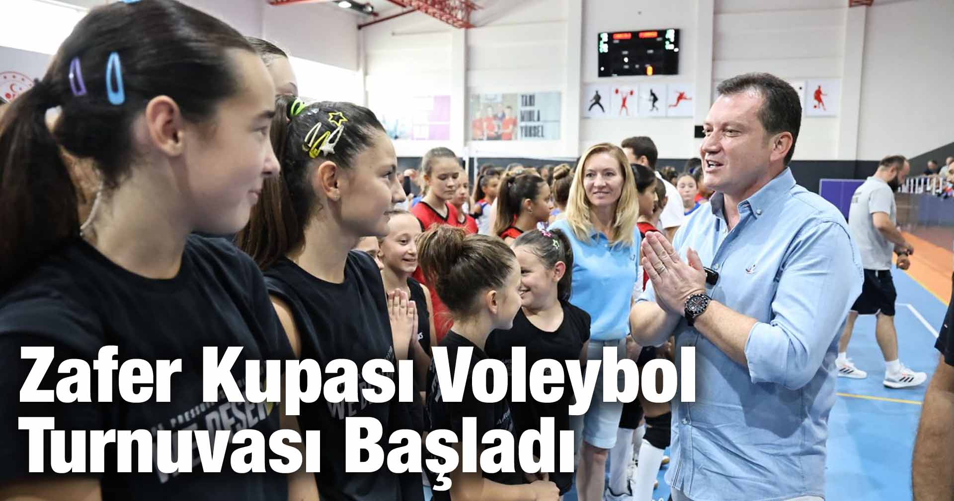 Zafer Kupası Voleybol Turnuvası Başladı