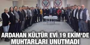 KÜLTÜR EVİ 19 EKİM’DE MUHTARLARI UNUTMADI