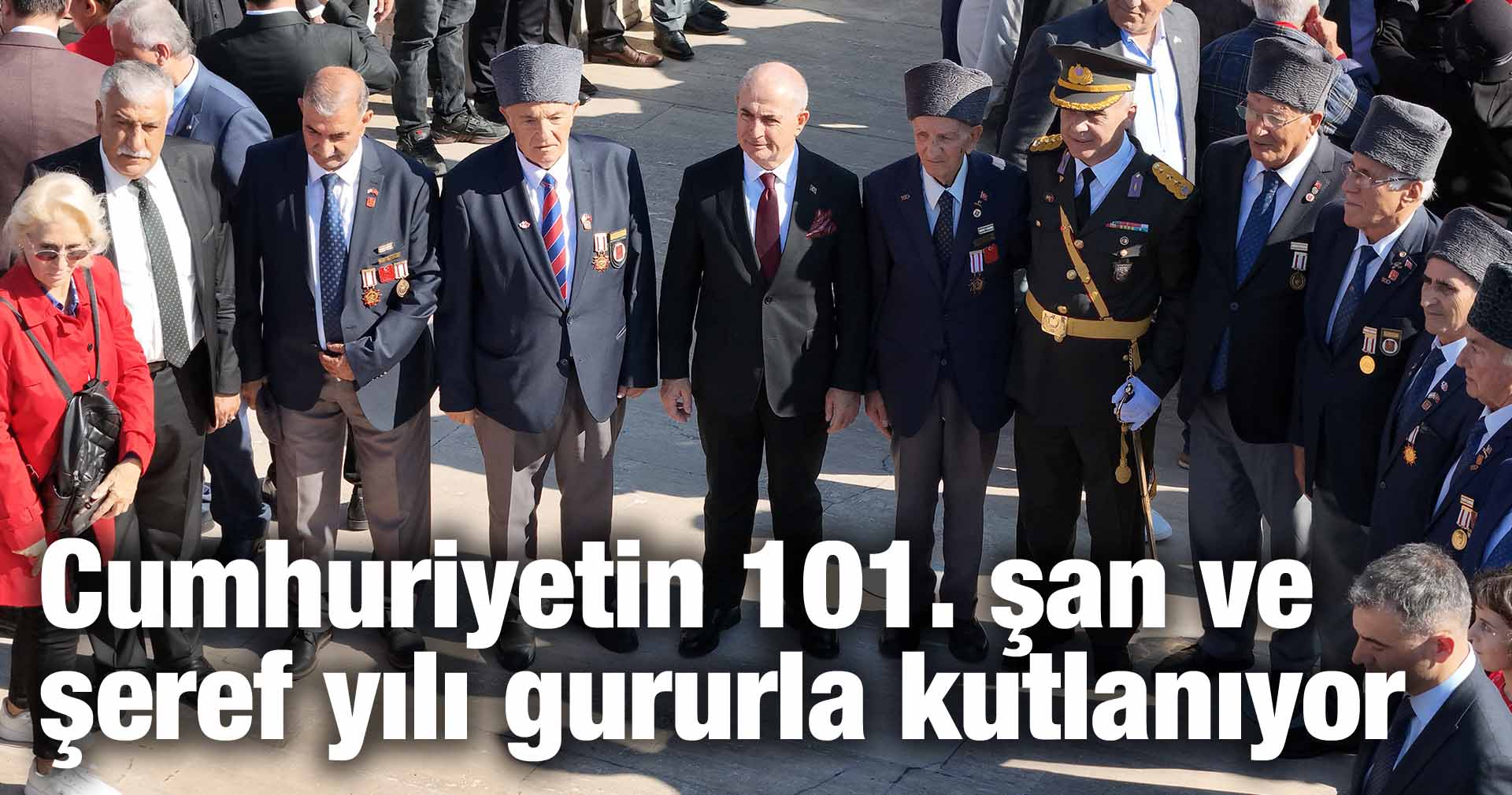 Cumhuriyetin 101. şan ve şeref yılı gururla kutlanıyor