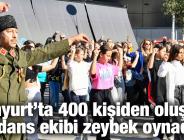 Esenyurt’ta 400 kişiden oluşan dev dans ekibi zeybek oynadı