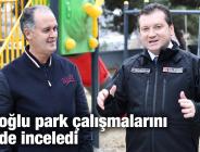 Balcıoğlu park çalışmalarını yerinde inceledi