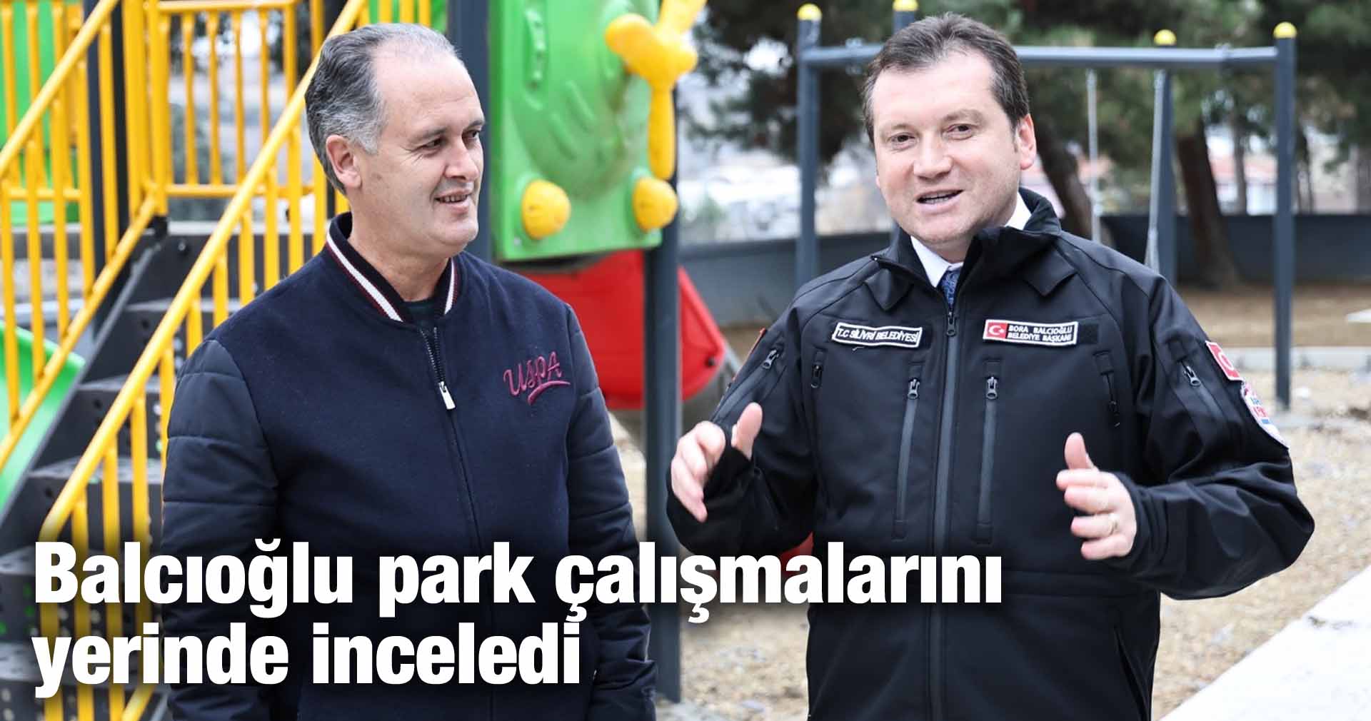 Balcıoğlu park çalışmalarını yerinde inceledi