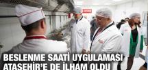 BESLENME SAATİ UYGULAMASI ATAŞEHİR’E DE İLHAM OLDU