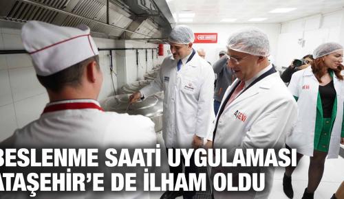 BESLENME SAATİ UYGULAMASI ATAŞEHİR’E DE İLHAM OLDU