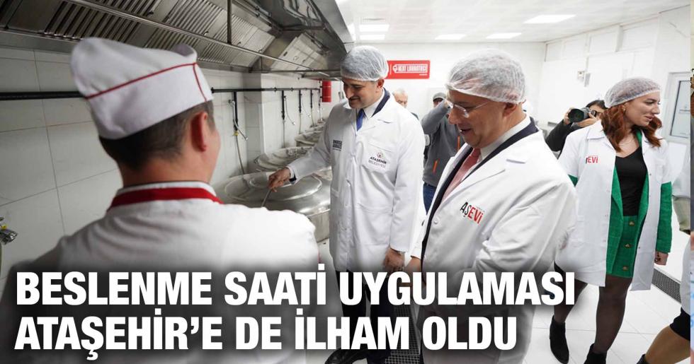 BESLENME SAATİ UYGULAMASI ATAŞEHİR’E DE İLHAM OLDU