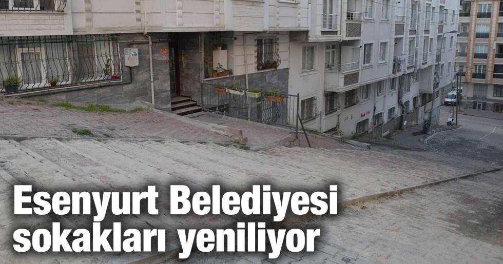 Esenyurt Belediyesi sokakları yeniliyor