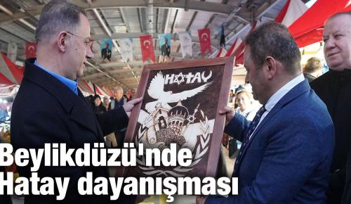 Beylikdüzü’nde Hatay dayanışması