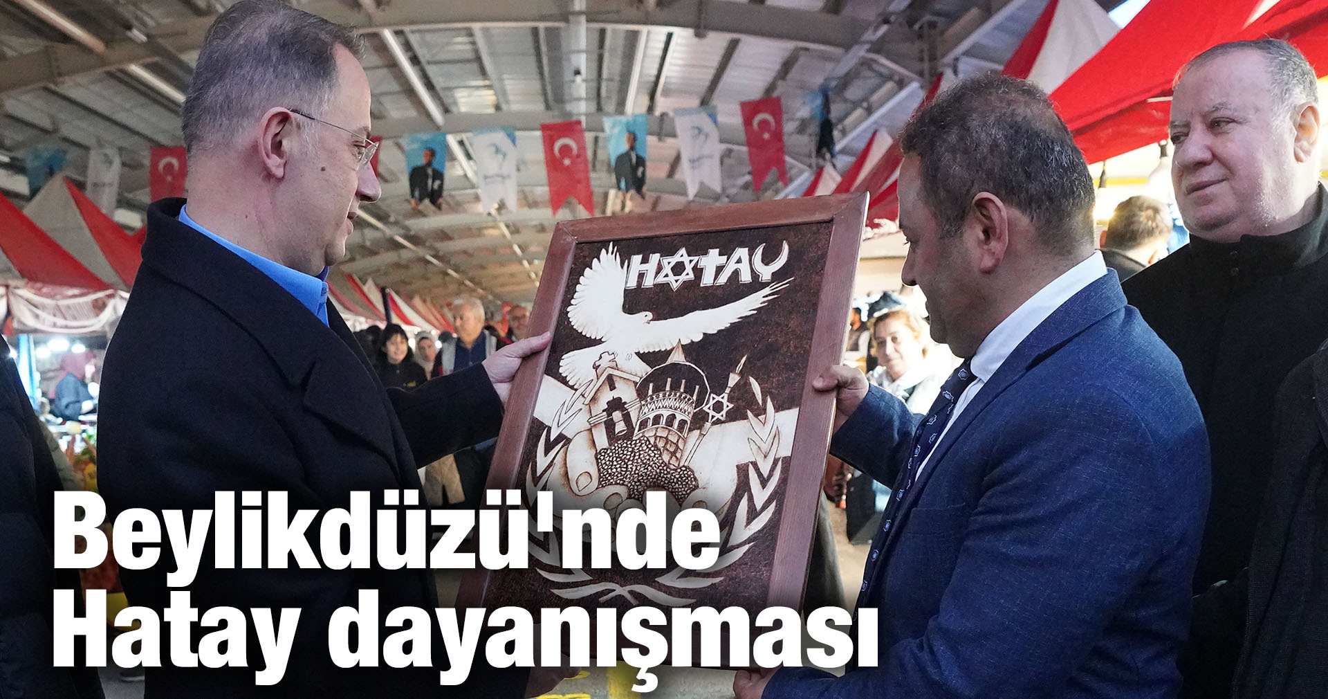 Beylikdüzü’nde Hatay dayanışması