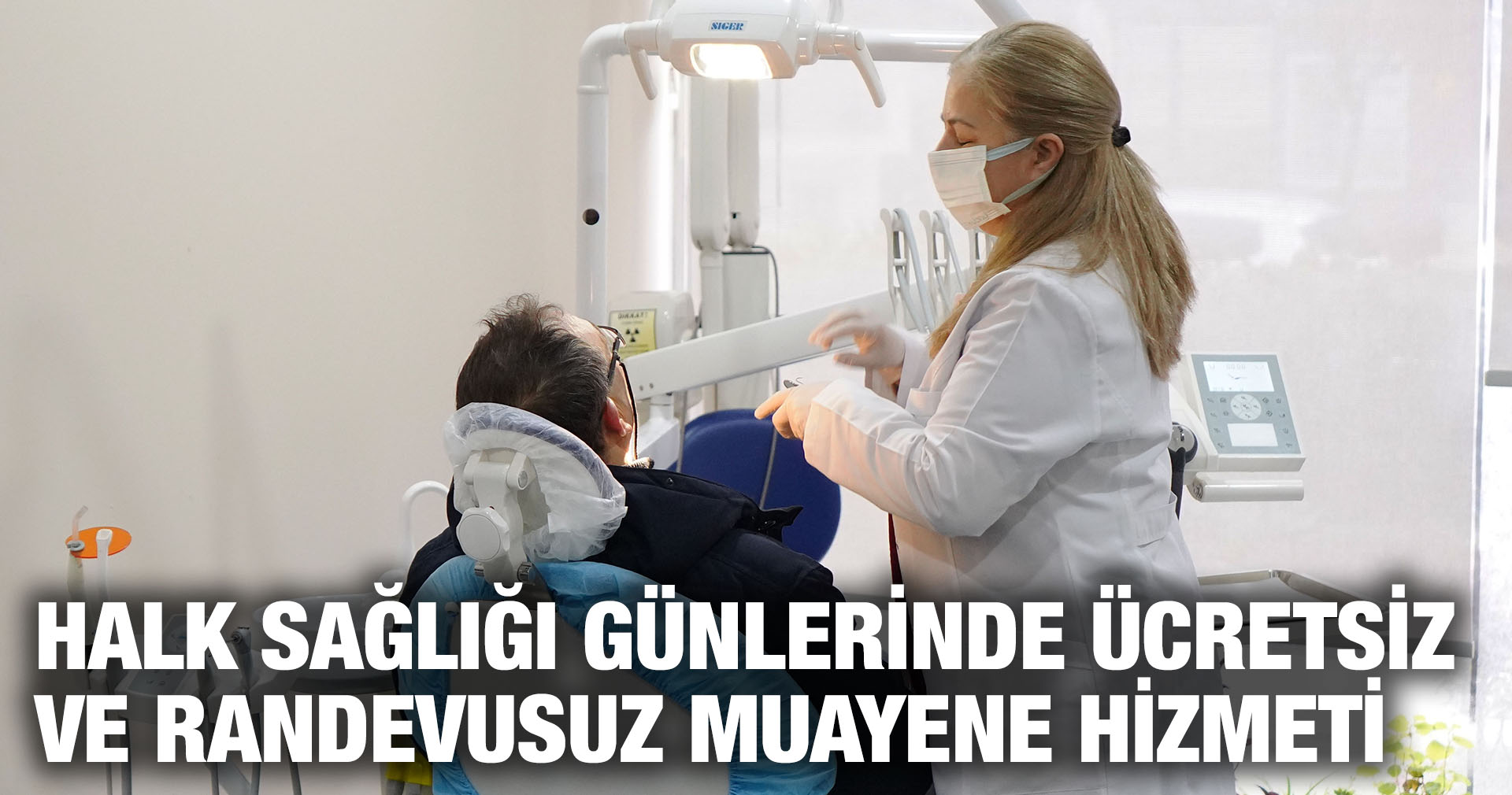 HALK SAĞLIĞI GÜNLERİNDE ÜCRETSİZ VE RANDEVUSUZ MUAYENE HİZMETİ