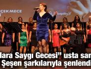 ‘Ustalara Saygı Gecesi’’ usta sanatçı İlhan Şeşen şarkılarıyla şenlendi