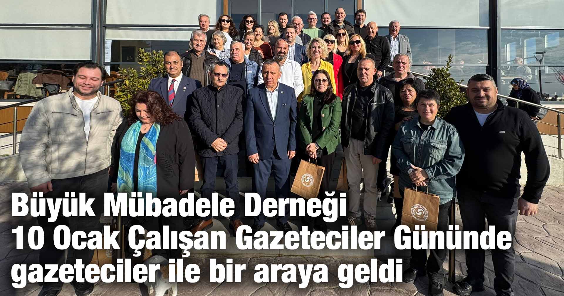 Büyük Mübadele Derneği 10 Ocak Çalışan Gazeteciler Gününde gazeteciler ile bir araya geldi