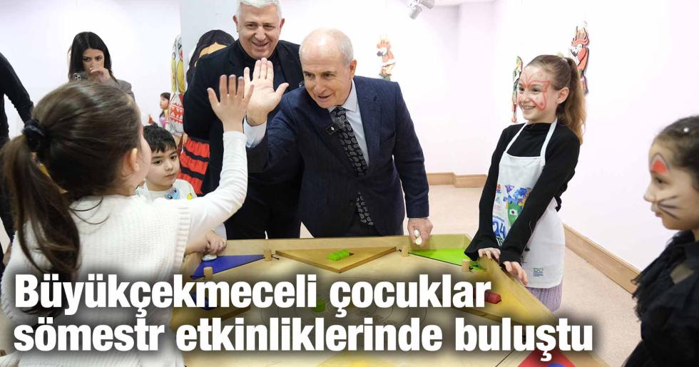 Büyükçekmeceli çocuklar sömestr etkinliklerinde buluştu