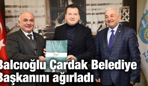 Balcıoğlu Çardak Belediye Başkanını ağırladı