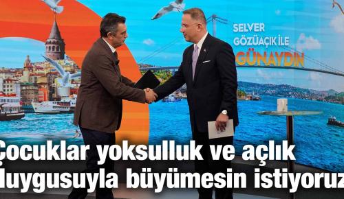 Çocuklar yoksulluk ve açlık duygusuyla büyümesin istiyoruz