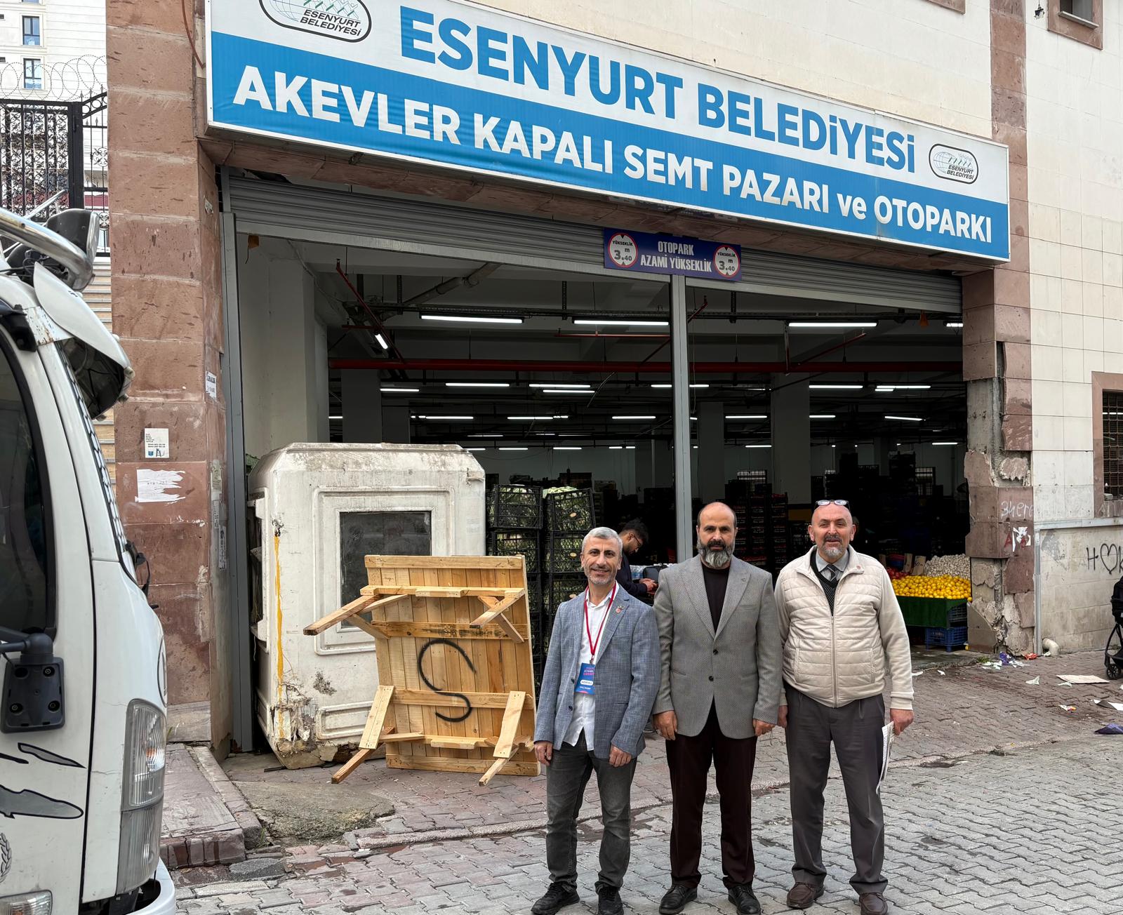 Saadet Partisi pazarlarda esnafın nabzını tutuyor