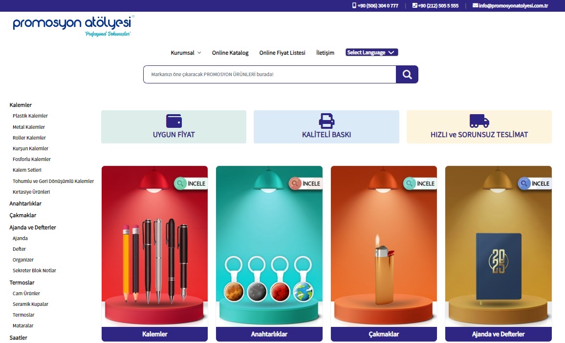 Promosyon Defter Kalem Seti ile Kurumsal Tanıtım